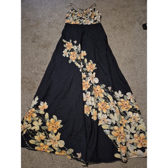 Farm Rio Maxi Dress - Woman Dress - Floral Print - Size: Medium - Picture 1 of 11